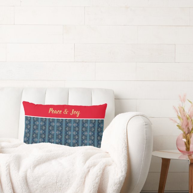 Peace & Joy Throw Pillow -Adiela Akoo/CUSTOMIZE it (Couch)