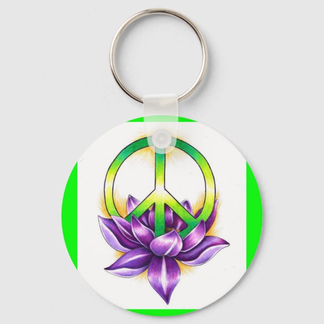 peace key ring (Front)