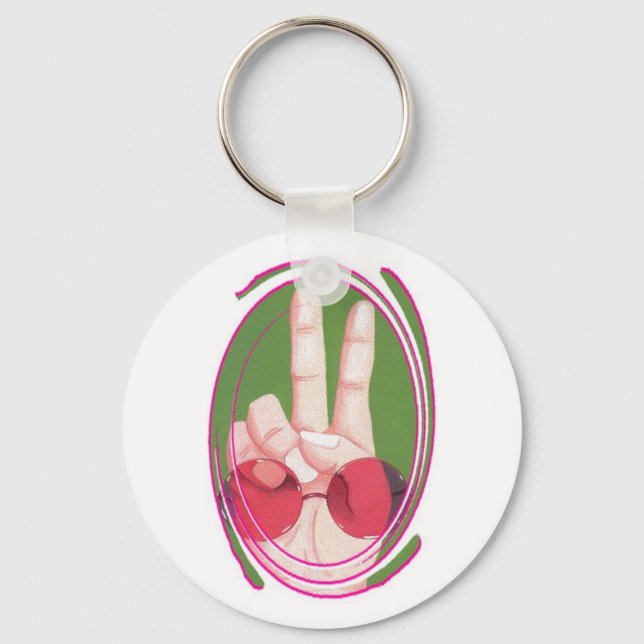 peace key ring (Front)