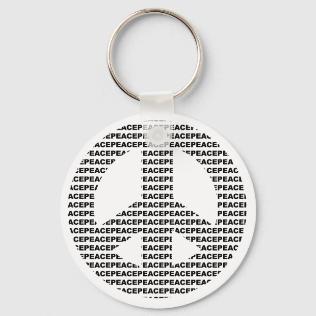 peace key ring (Front)