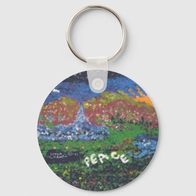 Peace Key Ring (Front)