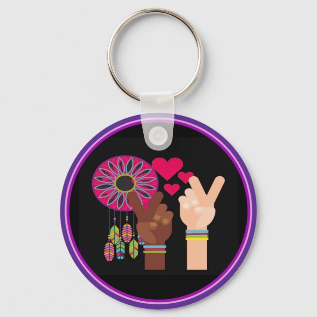 Peace Keychain (Front)