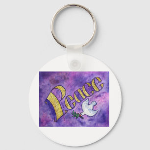 Peace Keychain