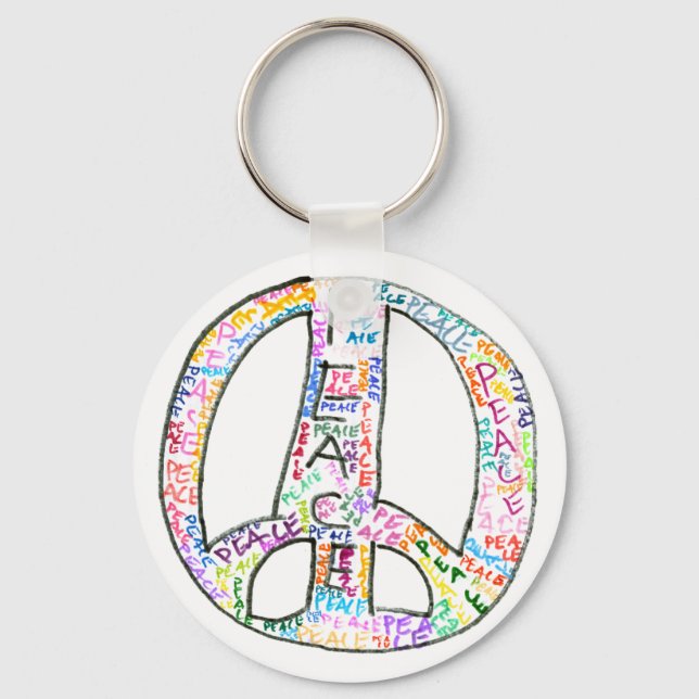 Peace Keychain (Front)