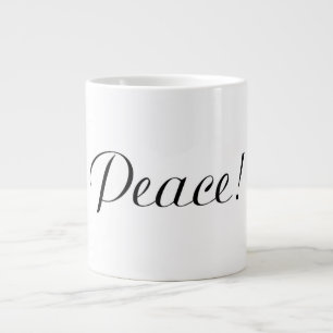 PEACE LARGE COFFEE MUG