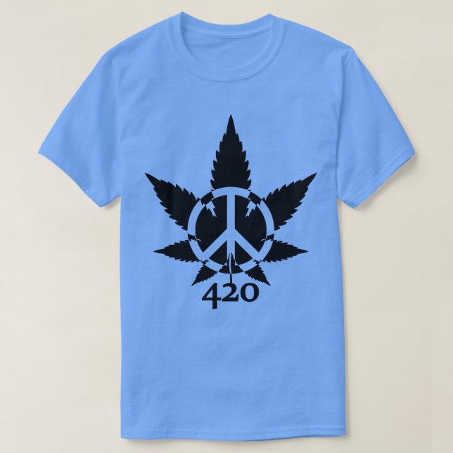Peace Leaf 2 T-Shirt (Design Front)