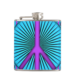 Peace ~ Leaf Hip Flask