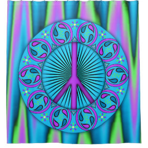 Peace ~ Leaf Shower Curtain