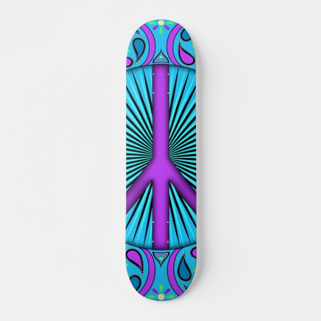 Peace ~ Leaf Skateboard (Front)