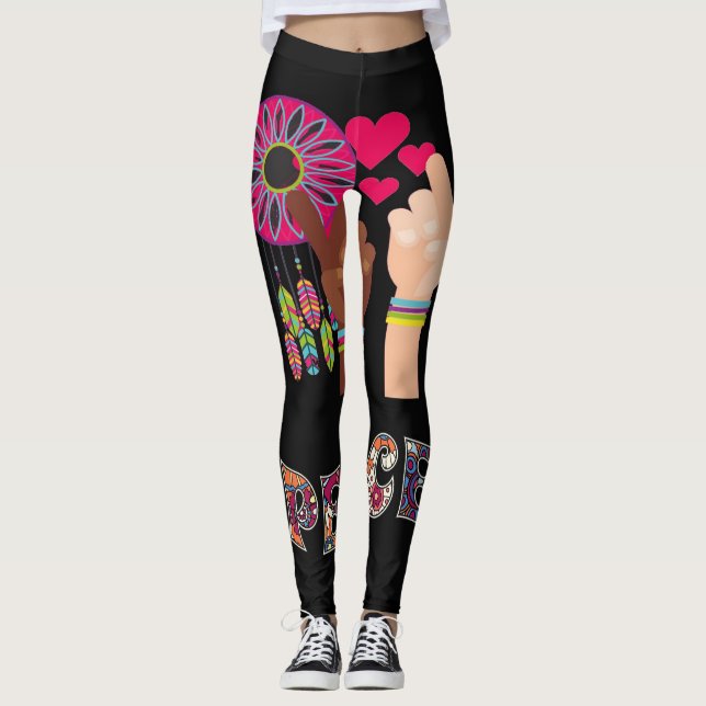 Peace Leggings (Front)