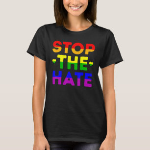 Peace LGBT Pride Stop The Hate Transgender Support T-Shirt