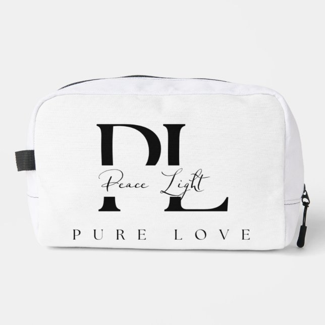 Peace Light – Pure Love Logo Dopp Kit (Front)