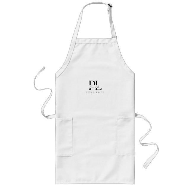 “Peace Light – Pure Love Logo Long Apron (Front)