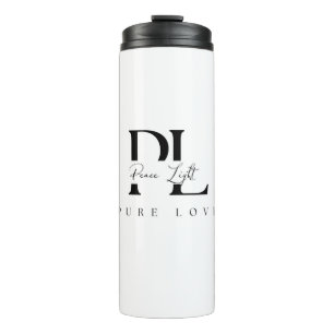 “Peace Light – Pure Love Logo Thermal Tumbler