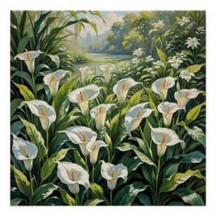 peace lilies poster