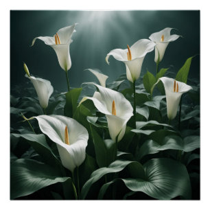 peace lilies poster