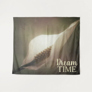 Peace Lily Floral Dream Time Tapestry