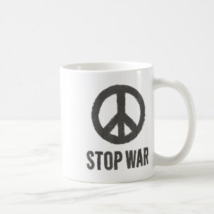 Peace Logo Hippie-symbol Stop War Protest Peace Si Coffee Mug