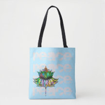 Peace Lotus Tote