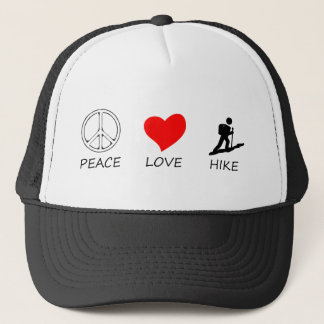 peace love33 trucker hat