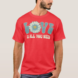 Peace Love 60s 70s Tie Dye Hippie Halloween Costu T-Shirt