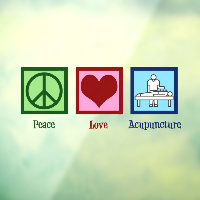 Peace Love Acupuncture Cute Acupuncturist