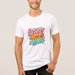 Peace / Love / Adventure Tri-Blend Shirt