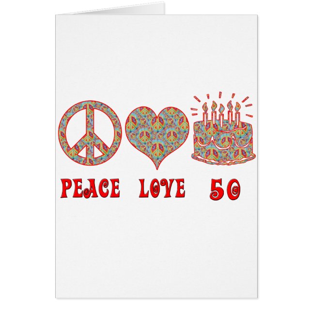 Peace Love and 50 (Front)