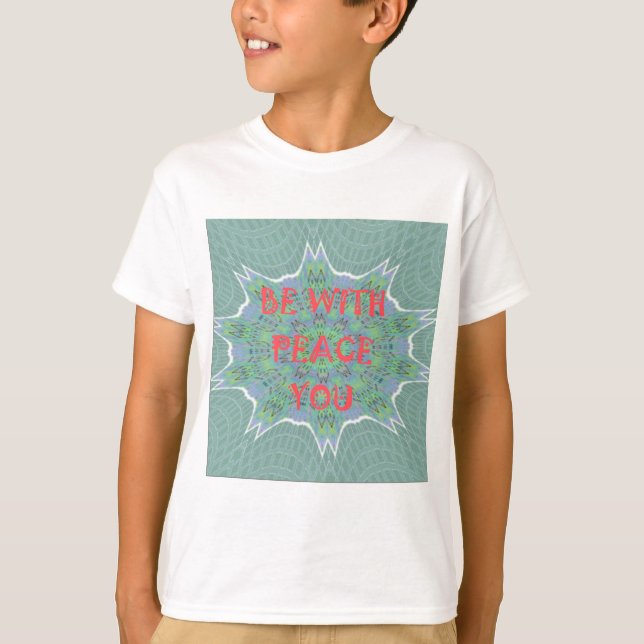 Peace, Love, and African Print T-Shirt (Front)