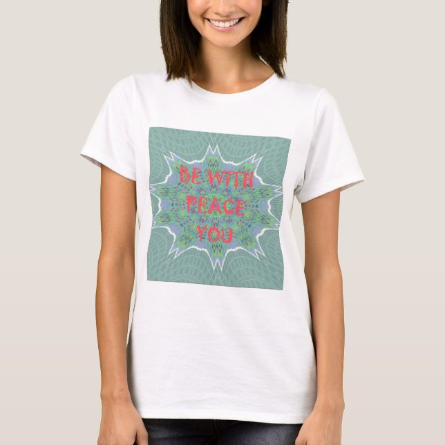 Peace, Love, and African Print T-Shirt (Front)