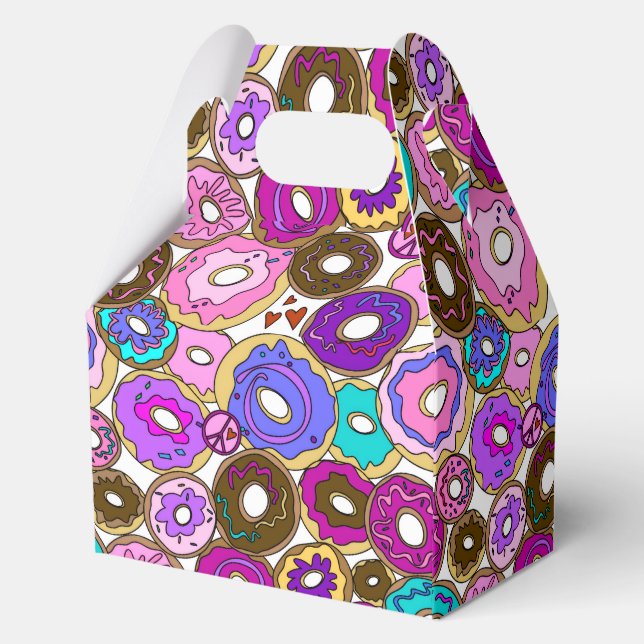 Peace Love and Doughnuts Favour Box (Back)