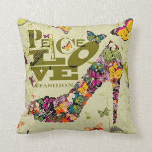 Peace Love and Fashion, xo PJ. Cushion
