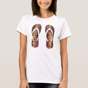 PEACE LOVE AND FLIP FLOPS shirt