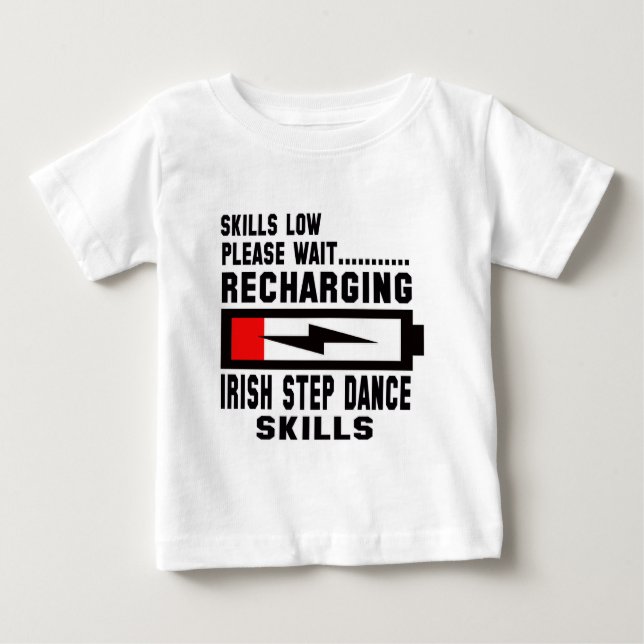 Peace Love And Irish Step Dance Baby T-Shirt (Front)
