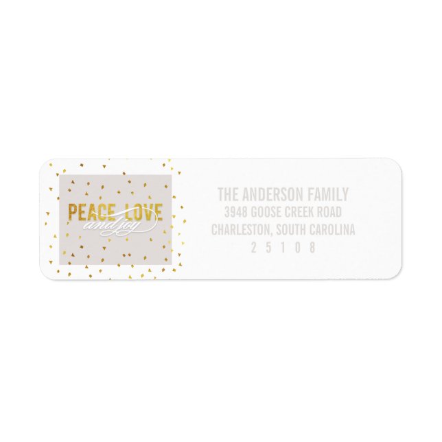 Peace Love and Joy Holiday (Front)