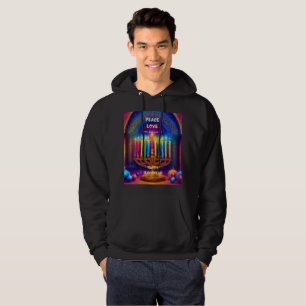Peace, Love and Miracles- Hanukkah Hoodie