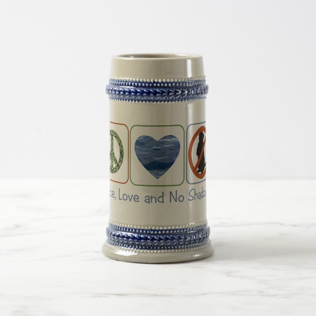 Peace, Love And No Shadows Beer Stein (Center)