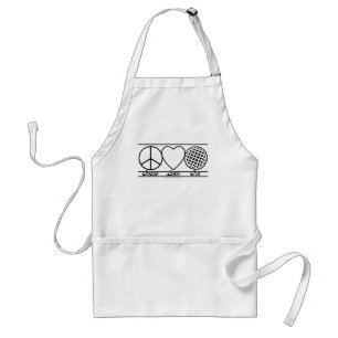 Peace Love and Pie Standard Apron