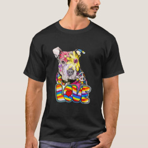 Peace Love And Pit Bulls T-Shirt