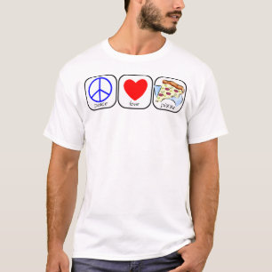 Peace, Love, and Pizza T-Shirt