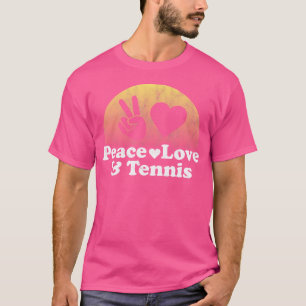 Peace Love And Tennis T-Shirt