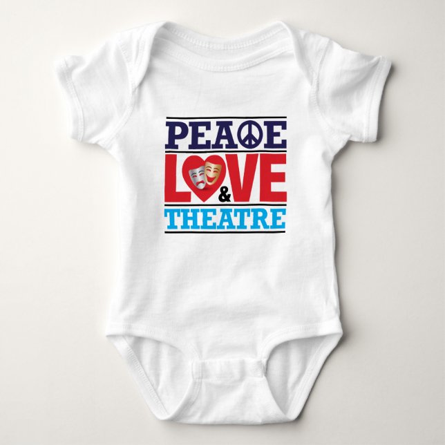 Peace, Love and Theatre Shirt (Front)