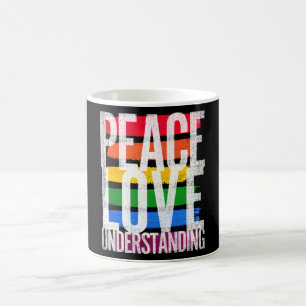 Peace Love and Understanding Coffee Mug