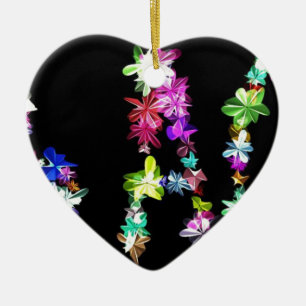 Peace Love and Unity Ceramic Tree Decoration