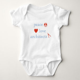 Peace Love Architects Baby Bodysuit