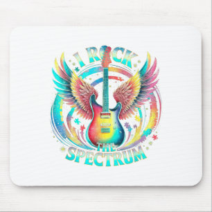 Peace Love Autism World Tour Rock The Spectrum Adv Mouse Pad