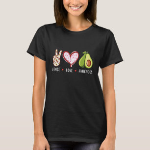 Peace Love Avocados lovers gifts for girls women m T-Shirt