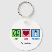 Peace Love Badminton Custom