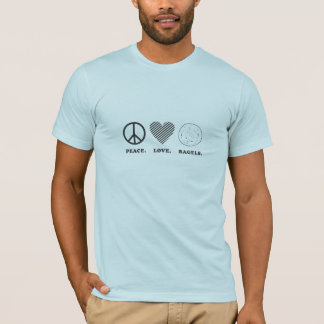 Peace. Love. Bagels. T-Shirt