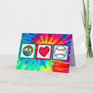 Peace, Love, Baseball Card
